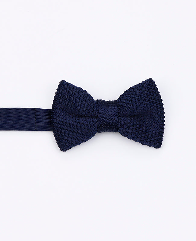 Noeud Papillon Bleu n°2 Enfant en Tricot «Léon»