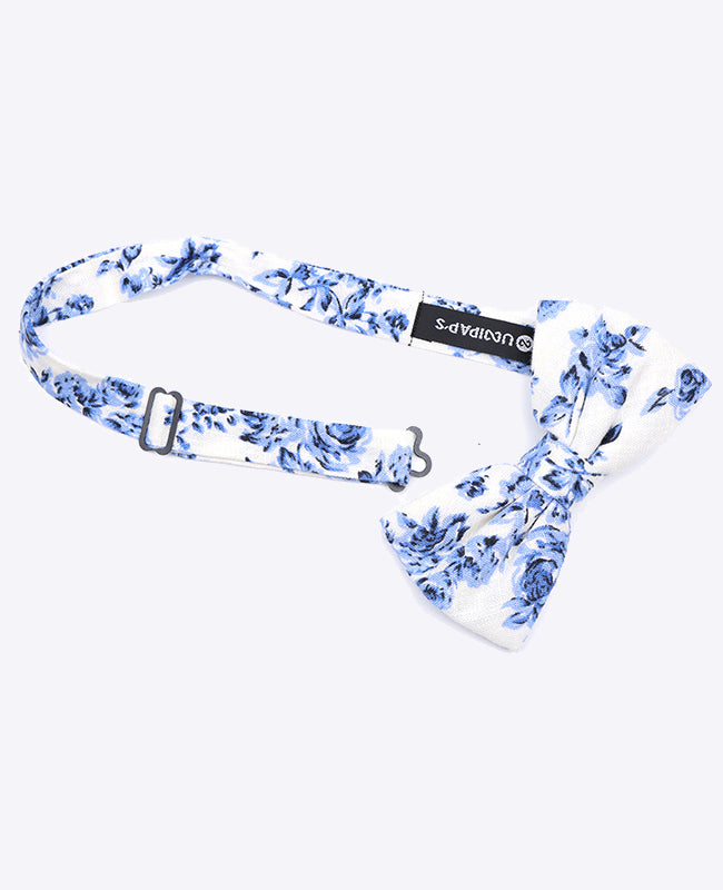 Motýlek Liberty Bílý č.10 Pánský v Bavlně | Charles - Unipap's