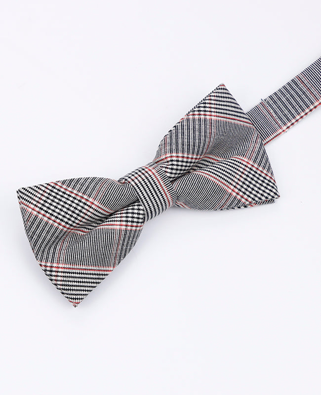 Motýlek Tartan Šedý č.2 pro Muže z Bavlny | Marcel - Unipap's