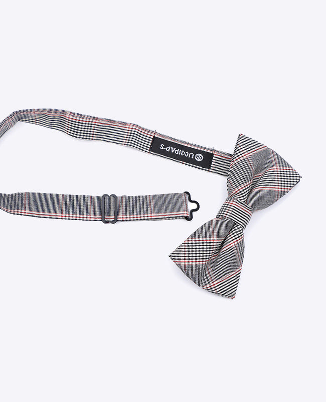 Motýlek Tartan Šedá č. 2 Pánský v Bavlně | Marcel - Unipap's