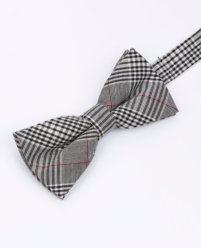 Motýlek Tartan Šedý č. 3 Pánský z Bavlny | Marcel - Unipap's
