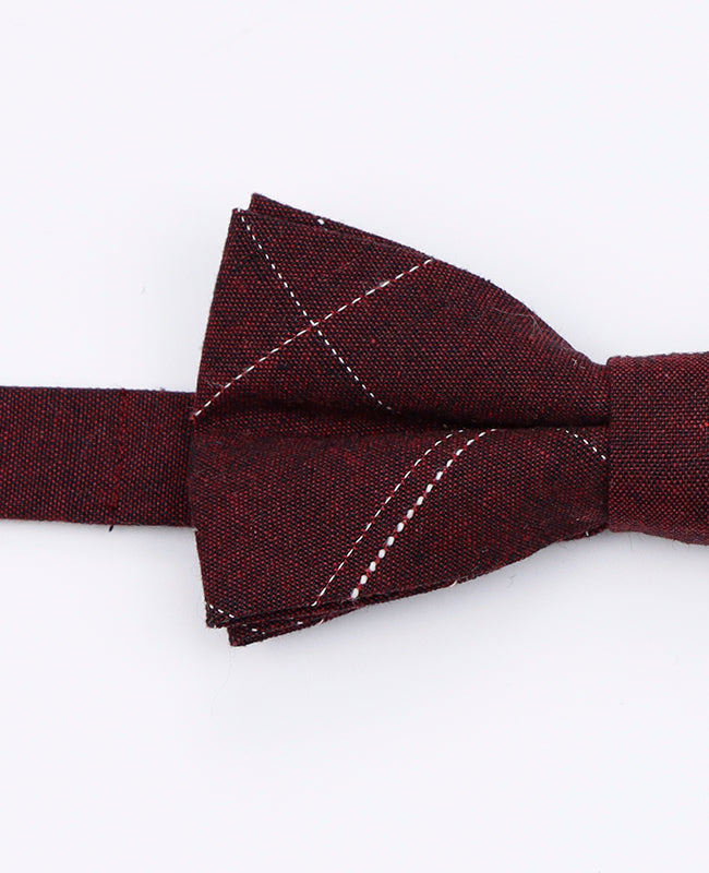 Motýlek Tartan Červený Pánský Bavlněný | Marcel - Unipap's