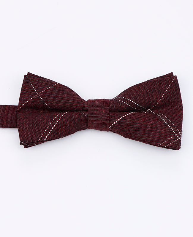 Motýlek Tartan Červený Pánský Bavlněný | Marcel - Unipap's