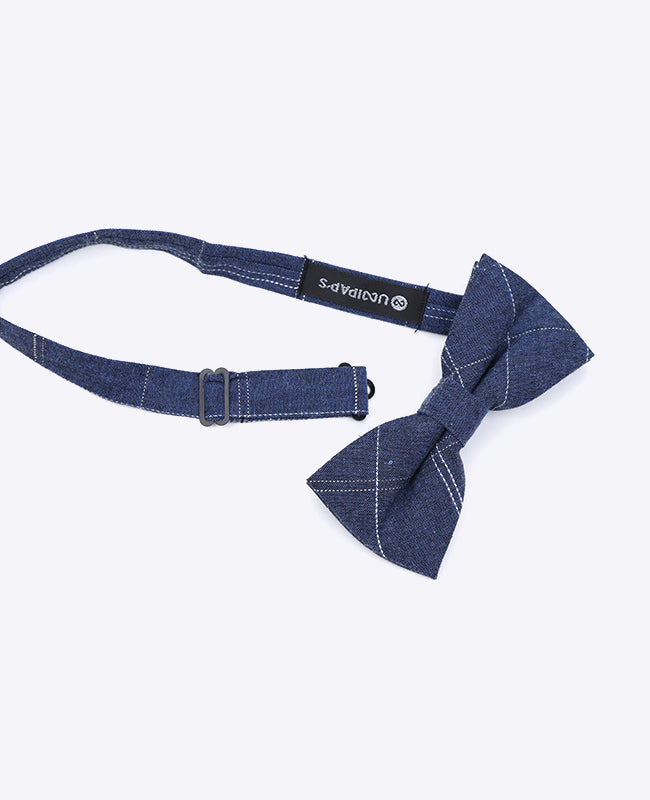 Motýlek Tartan Modrý Pánský z bavlny | Marcel - Unipap's