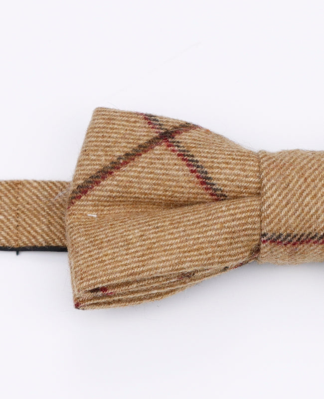 Motýlek Tartan Hnědý č. 1 Pánský z vlny | Nobert - Unipap's