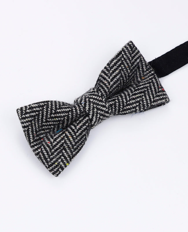 Motýlek Tartan Šedý č.1 Pánský z Vlny | Norbert - Unipap's