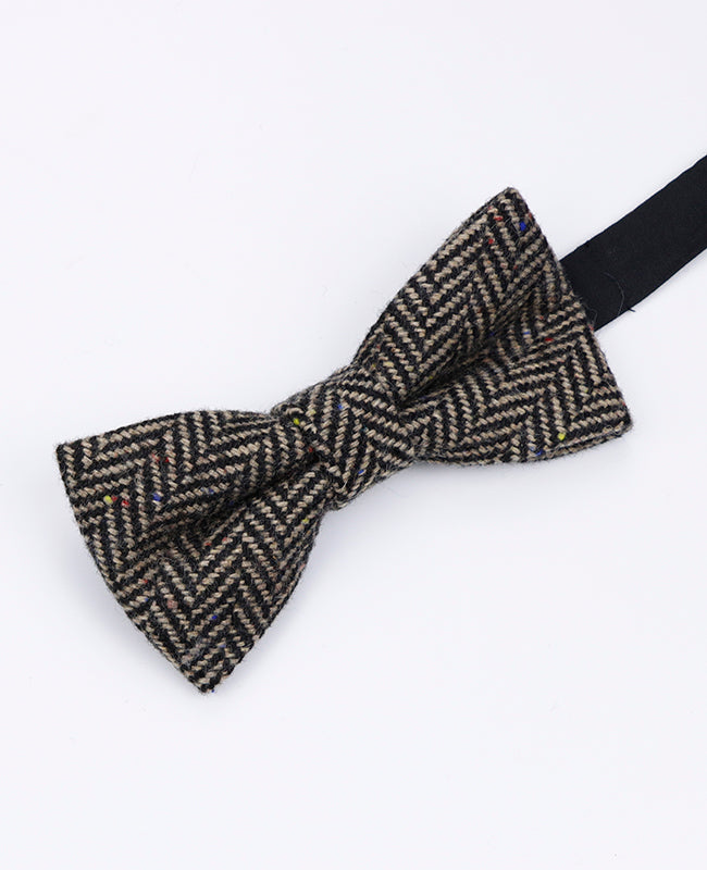 Motýlek Tartan Šedý č.2 Pánský z Vlny | Norbert - Unipap's