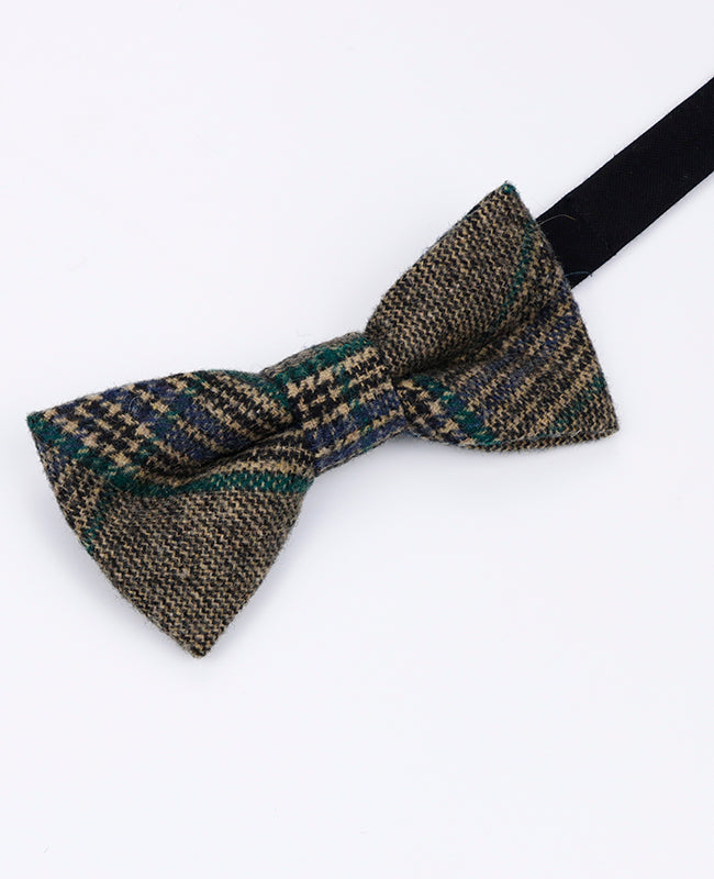 Motýlek Tartan Šedý č.5 Pánský ve Vlně | Norbert - Unipap's