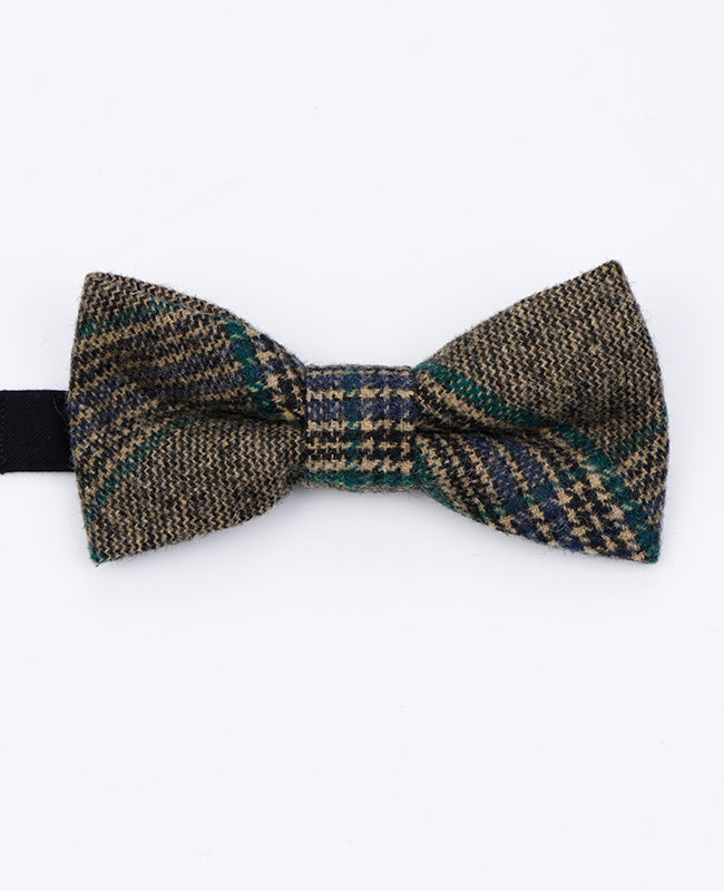 Motýlek Tartan Šedý č.5 Pánský z Vlny | Norbert - Unipap's