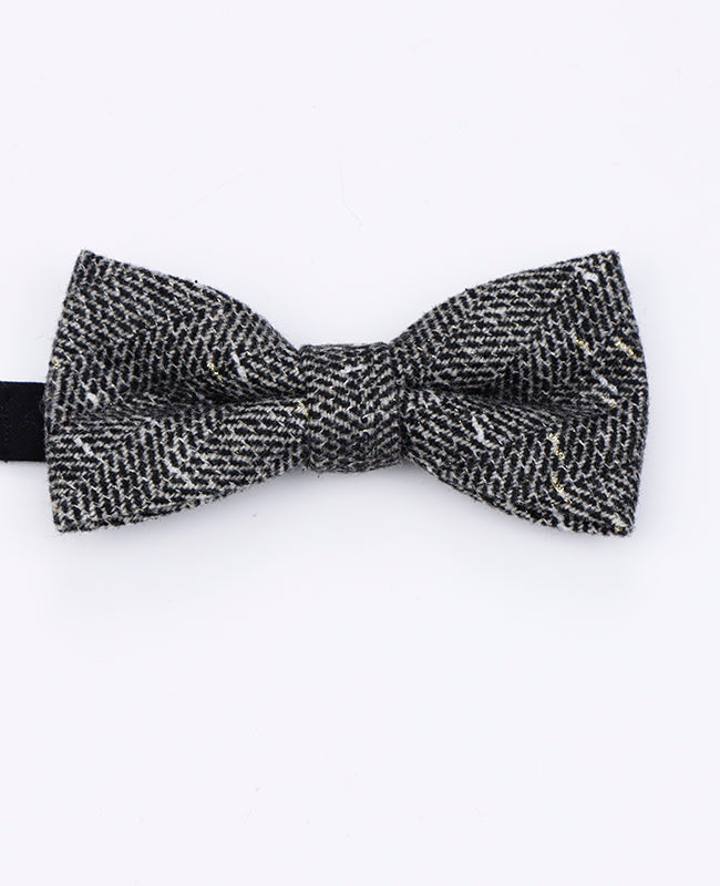 Motýlek Tartan Šedý č.8 Pánský z Vlny | Norbert - Unipap's