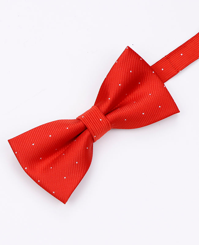 Motýlek Červený č. 2 s Puntíky Pánský v Polyesteru | Georges - Unipap's