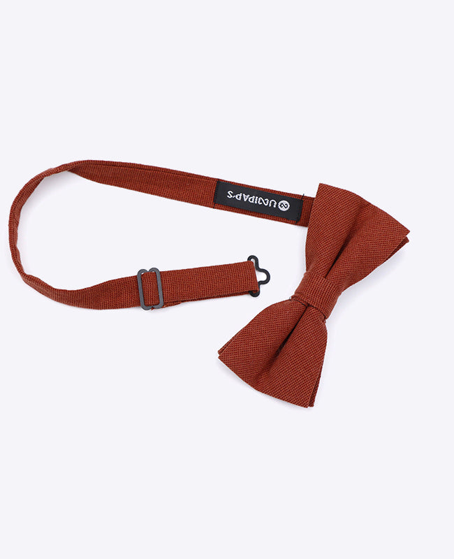 Motýlek + Kapesníček do saka Terracotta Pánský Bavlněný «Edgard»