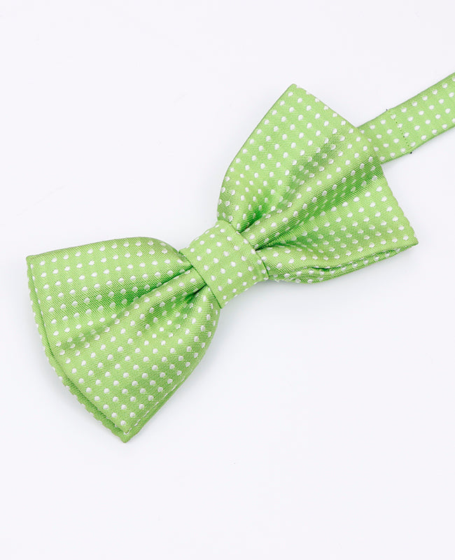 Motýlek Zelený č.1 s Puntíky Pánský v Polyesteru | Louis - Unipap's