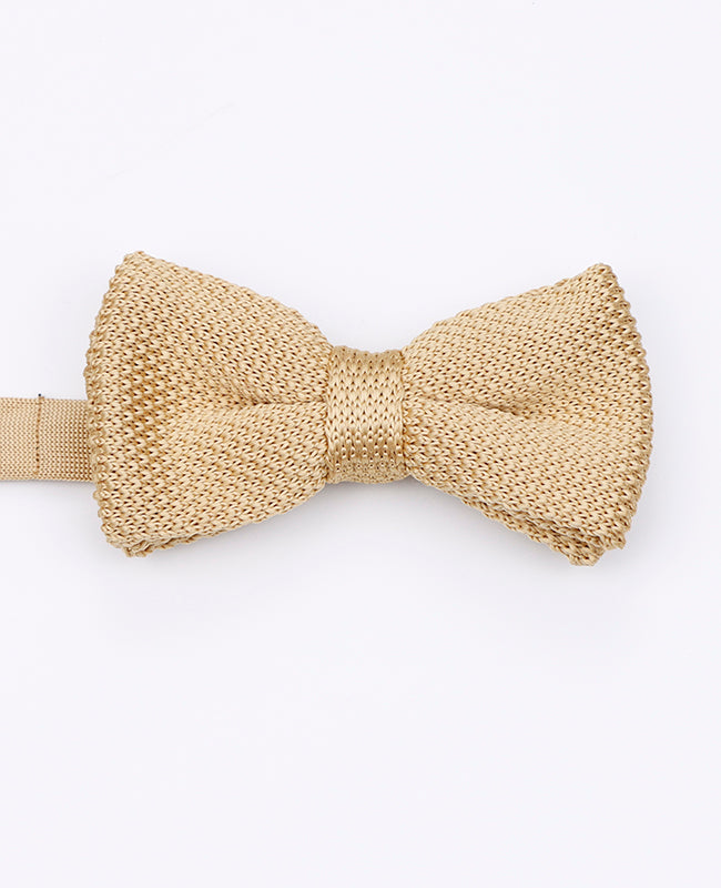 Zlaté motýlky pro otce a syna v pletenině „Léon"