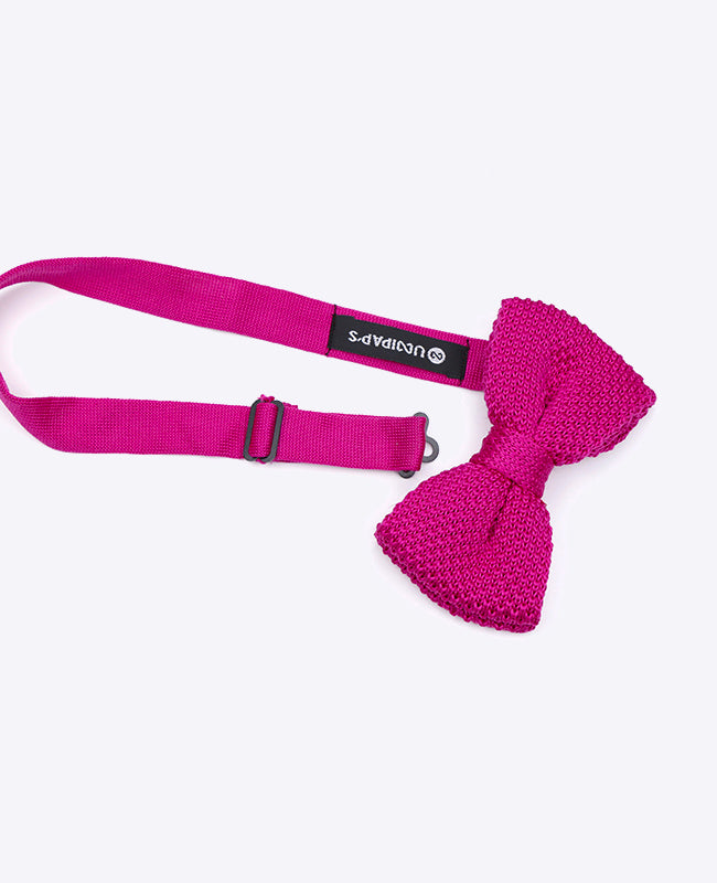 Motýlek Růžový č. 1 Pánský v Pletenině «Léon»