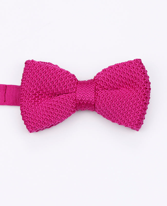 Motýlek Růžový č. 1 Pánský v Pletenině «Léon»