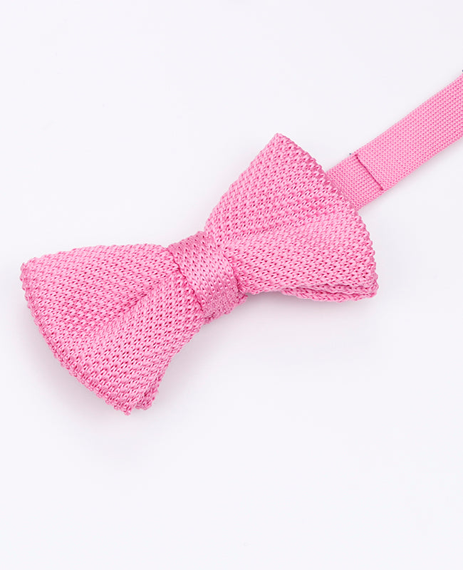 Motýlek Růžový č. 2 pánský z úpletu «Léon»