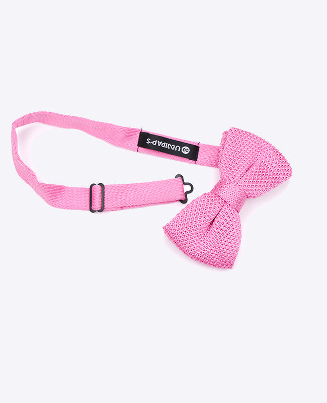 Motýlek Růžový č. 2 Pánský v Úpletu «Léon»