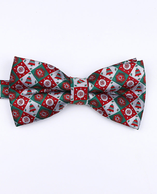 Pánský vánoční motýlek z polyesteru «Christmas»