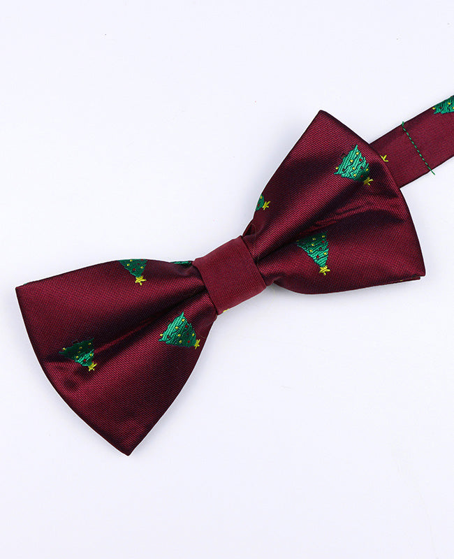 Vánoční Motýlek Červený č. 1 Pánský z Polyesteru «Christmas»