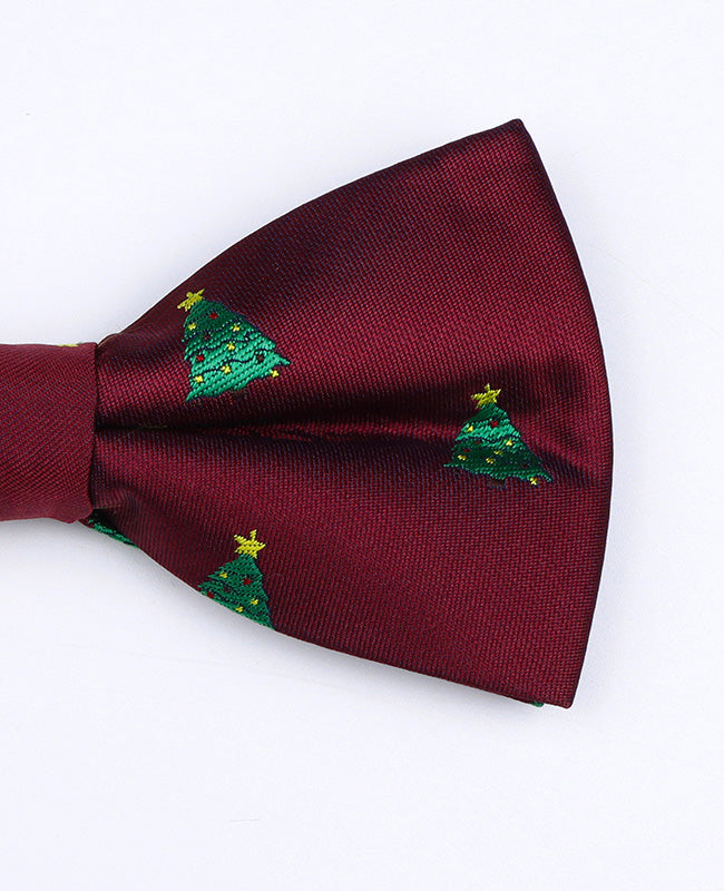 Vánoční Motýlek Červený č.1 Pánský z Polyesteru «Christmas»