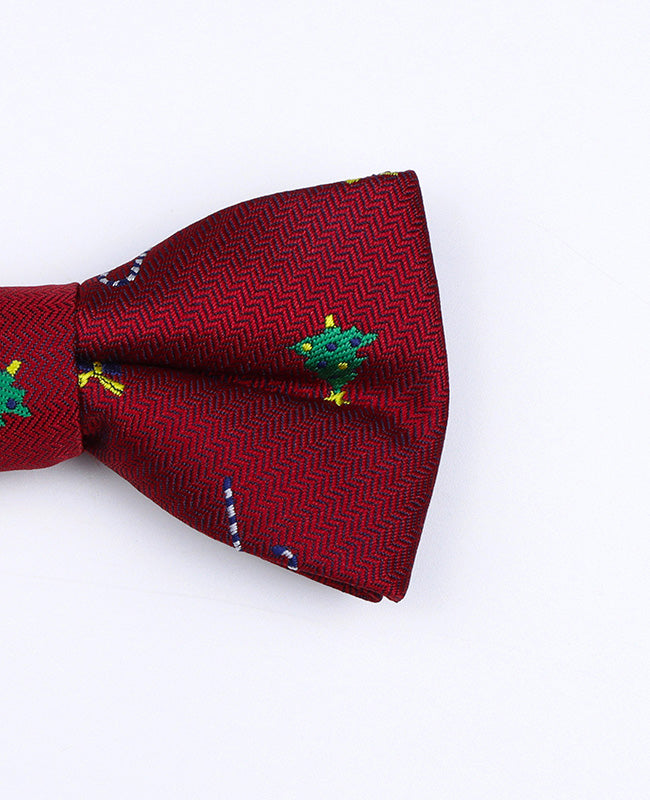 Vánoční Motýlek Červený č.2 Dětský z Polyesteru «Christmas»