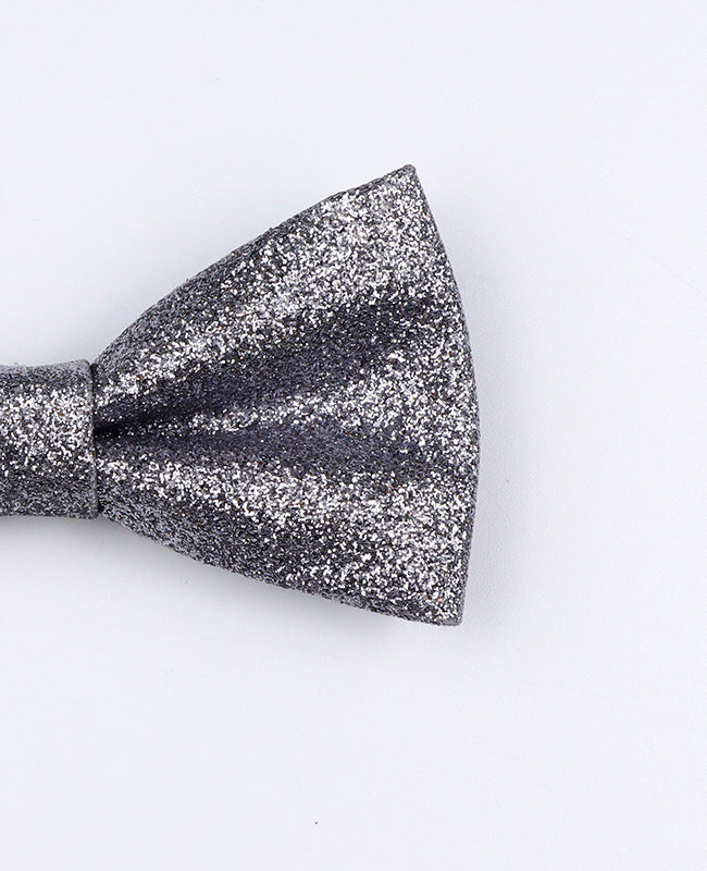 Noeud Papillon à Paillette Argent n°1 Enfant en Polyester «Olive»