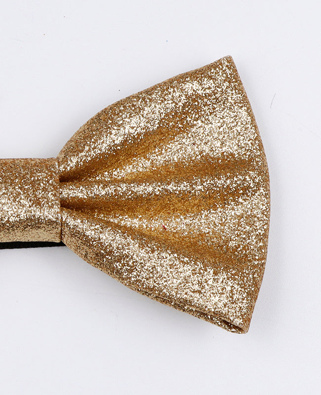 Noeud Papillon à Paillette Doré n°4 Homme en Polyester «Olive»