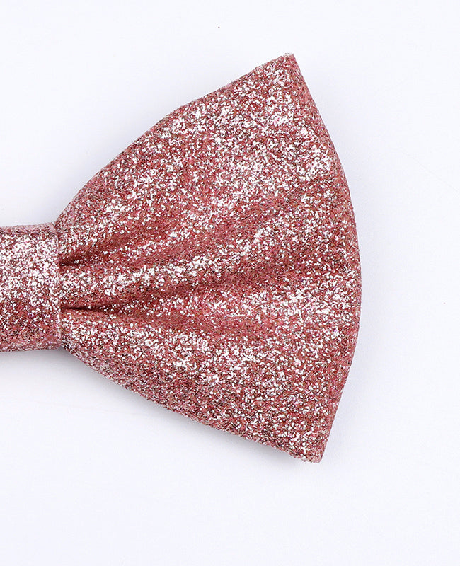 Noeud Papillon à Paillette Rose n°4 Homme en Polyester «Olive»