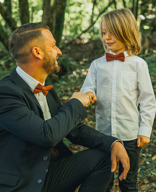 Motýlek Terracotta z Bavlny «Edgard»