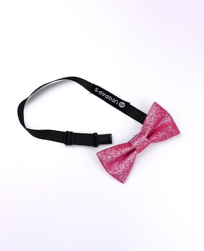 Motýlek s Flitry Růžový č.2 Dětský z Polyesteru «Olive»