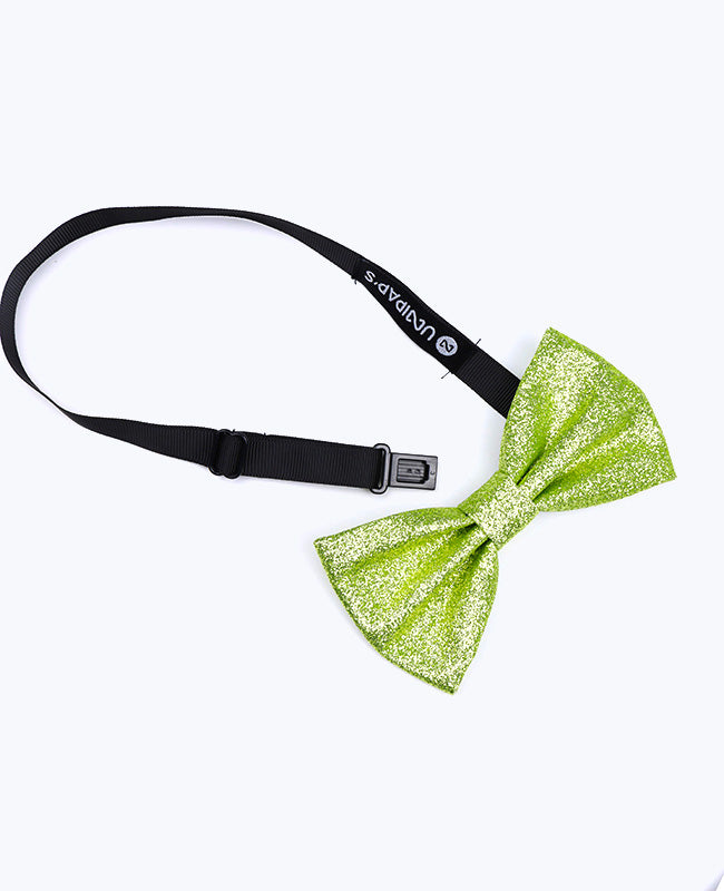 Motýlek s Flitry Zelený č. 3 pánský z Polyesteru «Olive»