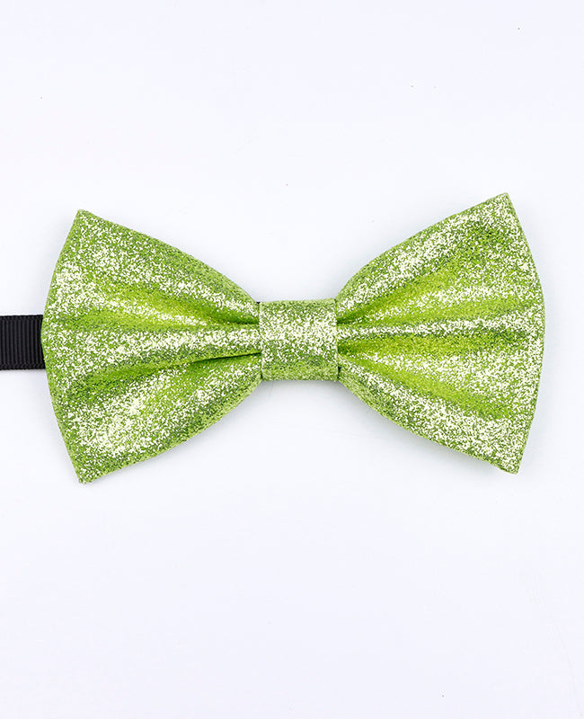 Motýlek s Flitry Zelený č. 3 pánský z Polyesteru «Olive»