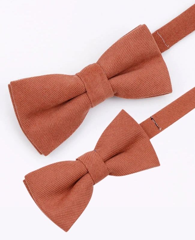 Motýlky Terracotta č. 3 Otec & Syn v Sametovém Efektu «Simon»