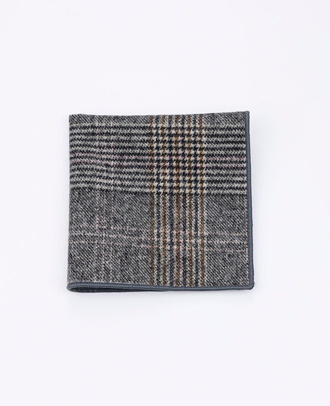 Kapesníček Tartan Šedý č. 7 ve Vlně | Norbert - Unipap's