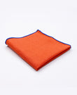 Kapesníček do saka Oranžová č. 1 z lnu | Basile - Unipap's