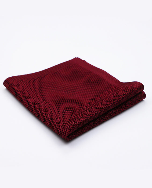 Kapesníček do saka Červený č.1 z pleteniny «Léon»