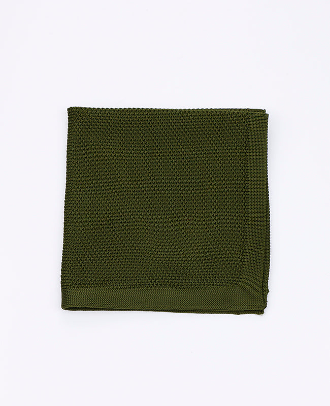 Pochette de Costume Vert n°2 en Tricot «Léon»