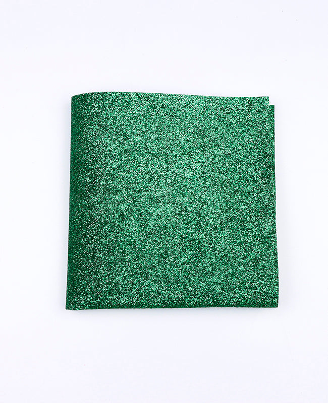 Pochette de Costume à Paillette Vert n°1 en Polyester «Olive»