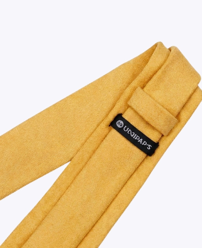Kravata Žlutá č.1 Muži v Sametový Efekt „Simon"