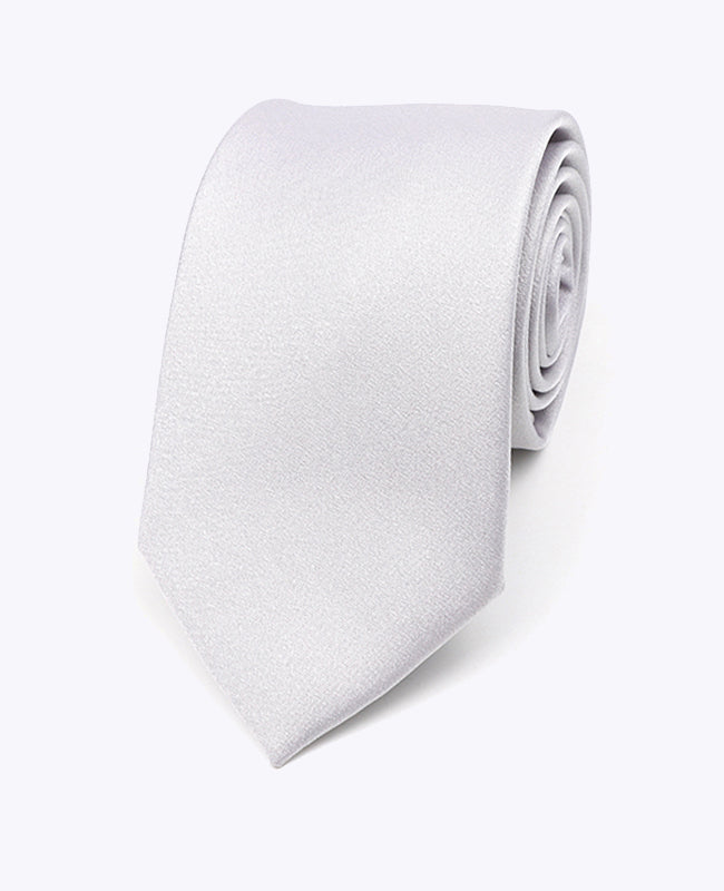 Kravata s Flitry Stříbrná č. 1 Pánská z Polyesteru | Armand - Unipap's