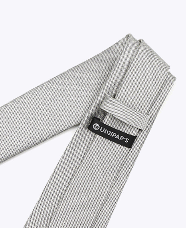 Kravata s Flitry Stříbrná č. 1 Pánská z Polyesteru | Léonard - Unipap's