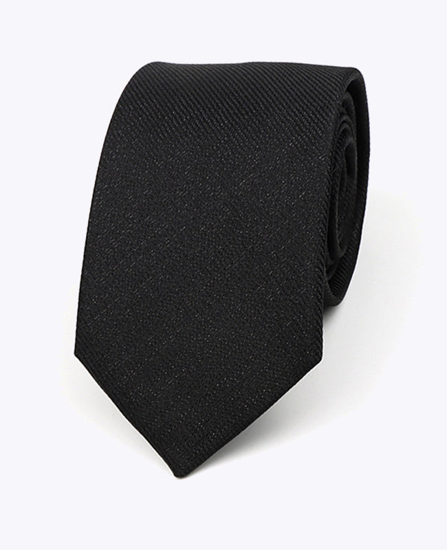 Kravata s flitry Černá č.1 Pánská v Polyesteru | Léonard - Unipap's