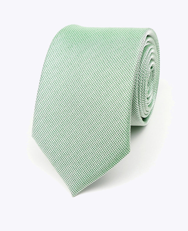 Kravata s Flitry Zelená č. 1 Pánská v Polyesteru | Léonard - Unipap's