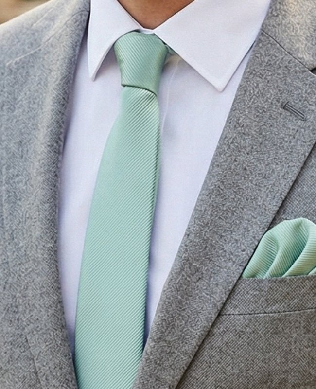 Kravata Zelená č. 1 Pánská v Polyesteru «Lucien»