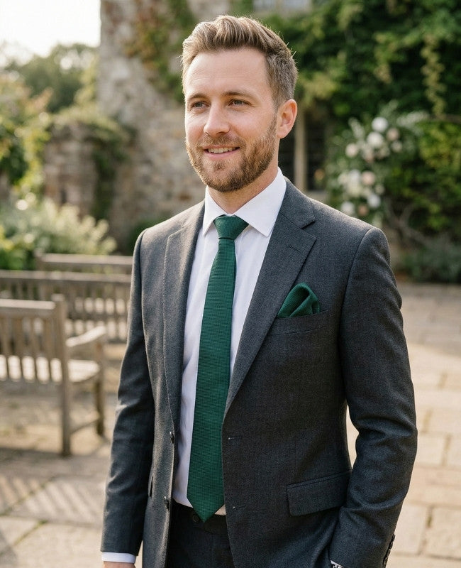 Kravata Zelená č.2 Pánská z Polyesteru «Martin»