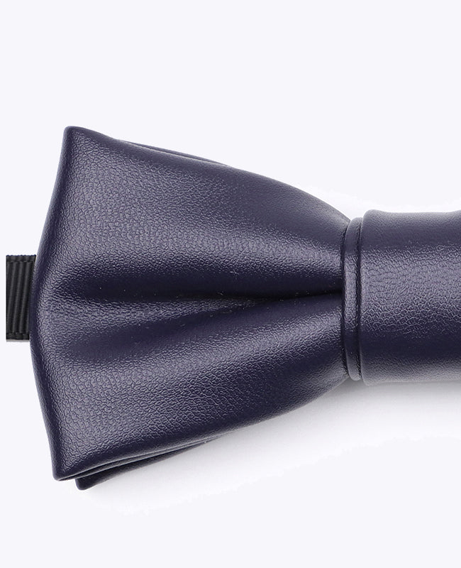 Noeud Papillon Bleu n°1 Homme en Cuir «Achille»