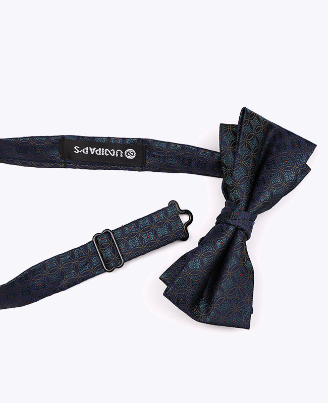 Motýlek Modrý č. 2 s Motivy Pánský v Polyesteru «Edmond»