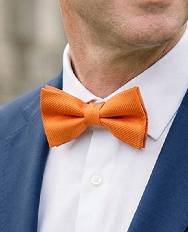 Motýlek Oranžový Pánský z Polyesteru «Lucien»
