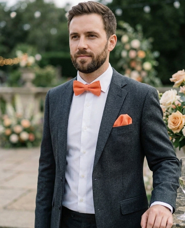 Motýlek Oranžový č. 3 Pánský z Bavlny «Oscar»